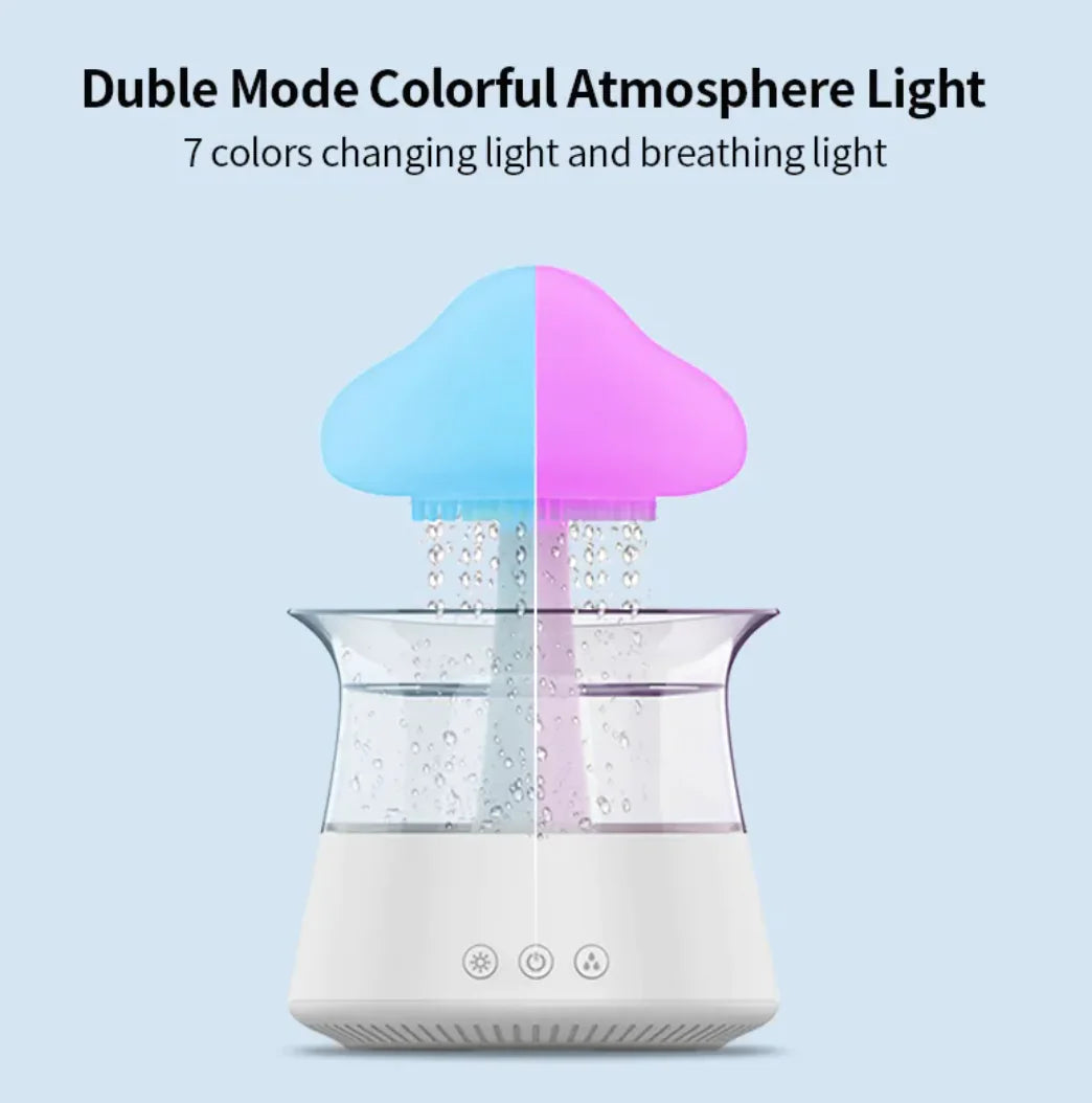 Cloud & Mushroom LED Aroma Diffuser Humidifier