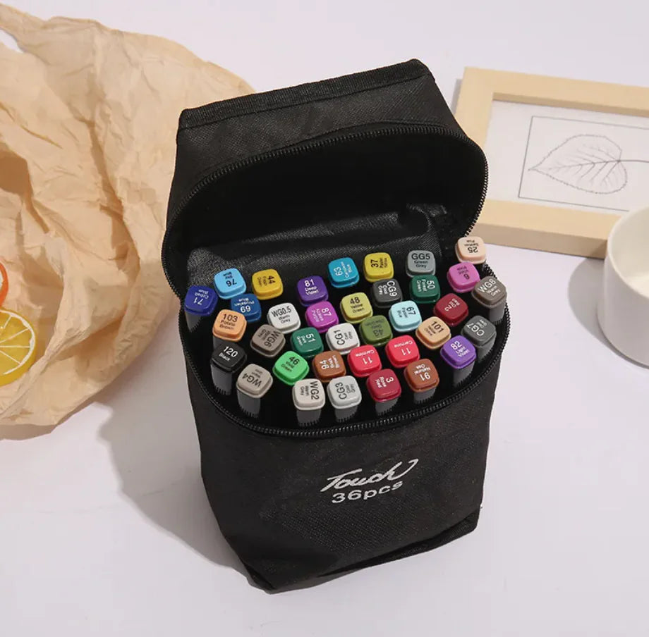 Dual-Tip Oil-Based Watercolor Marker