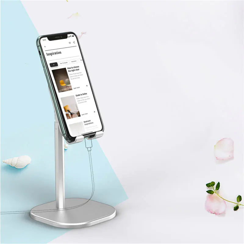 Universal Metal Desktop Stand for Tablets and Phones