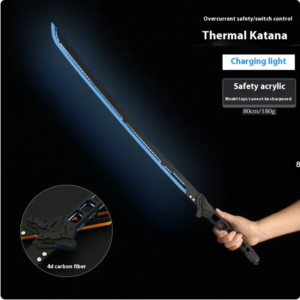 Large Luminous Samurai Sword Toy - Handmade Prop Gift