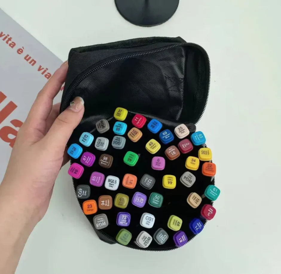 Dual-Tip Oil-Based Watercolor Marker